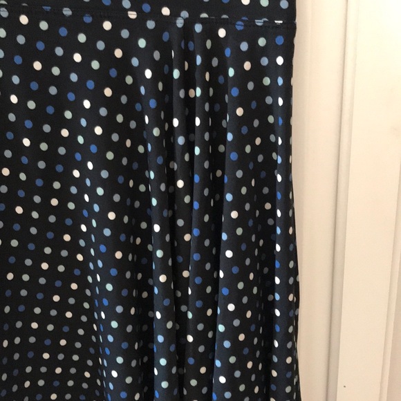 Max Studio Navy midi skirt - Picture 3 of 4